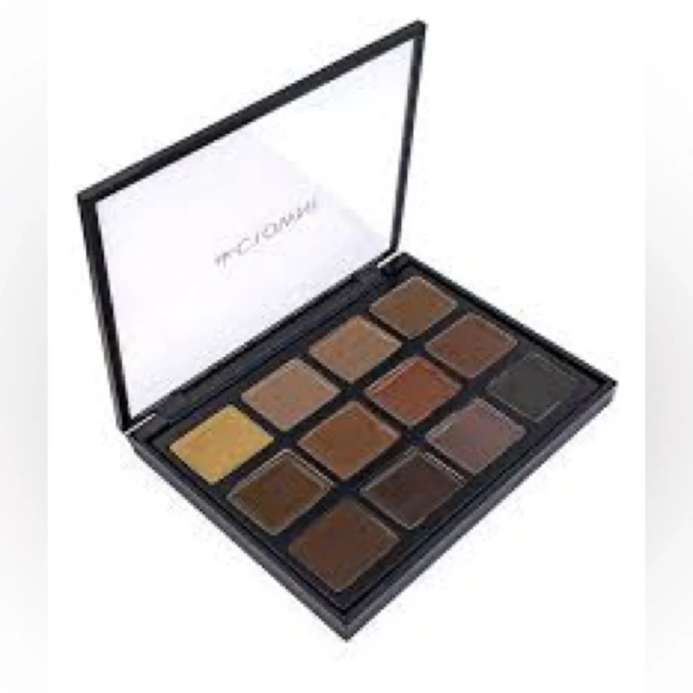 Crown Pro Palette Eyeshadow Set - Brown and Gold Shades
